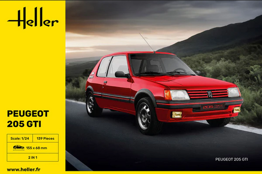 Peugeot 205 GTI - HELLER 1/24