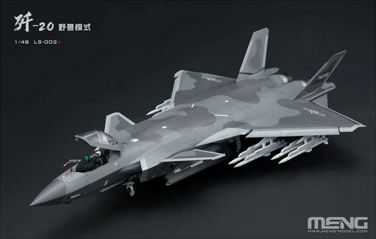 Chinese J-20 Stealth Fighter Beast Mode - MENG 1/48