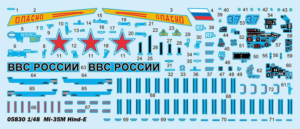 Mi-35M Hind-E - TRUMPETER 1/48