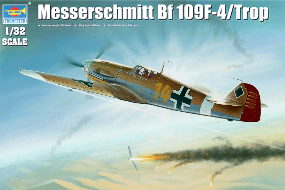 Messerschmitt Bf 109F-4/Trop - TRUMPETER 1/32