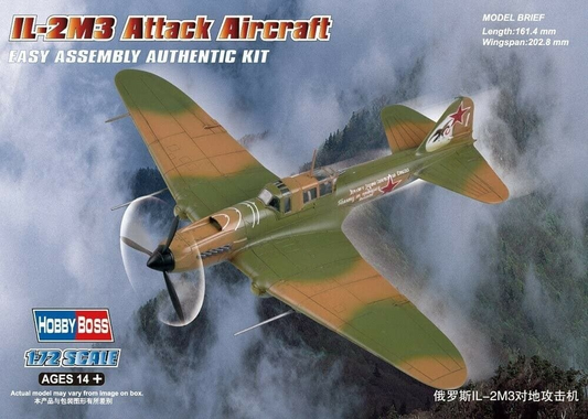 IL-2M3 Attack aircraft - Easy Assembly Kit - HOBBY BOSS 1/72