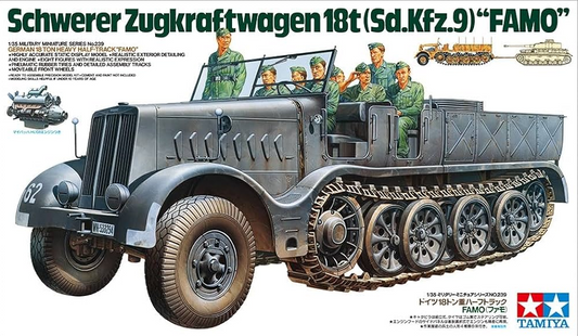 Schwerer Zugkraftwagen 18t (Sd.Kfz.9) "Famo" - TAMIYA 1/35