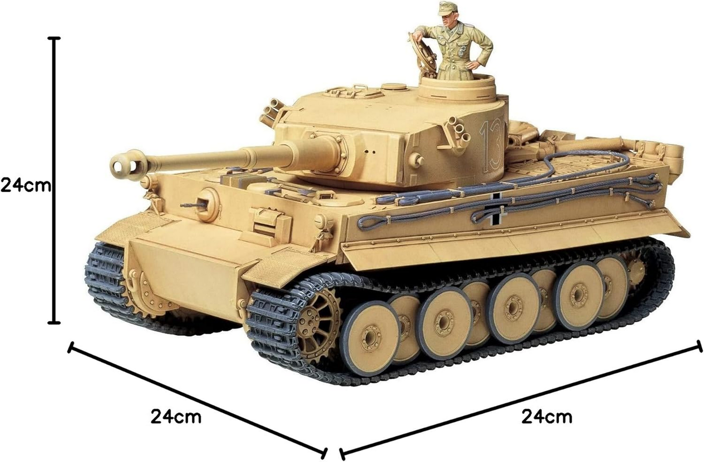 German Tiger I [Initial Production] Ausführung Afrika - TAMIYA 1/35