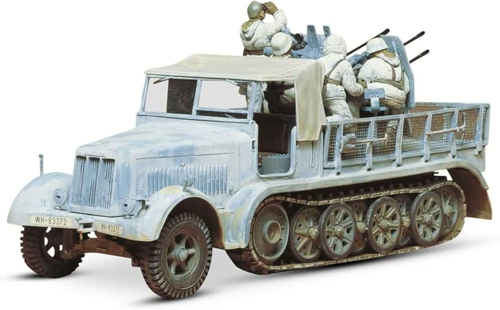 German 8ton Semi Track 20mm Flakvierling Sd.kfz 7/1 - TAMIYA 1/35