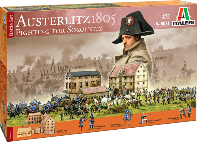 Austerlitz 1805 [Battle Set] "Fighting For Sokolnitz" - ITALERI 1/72