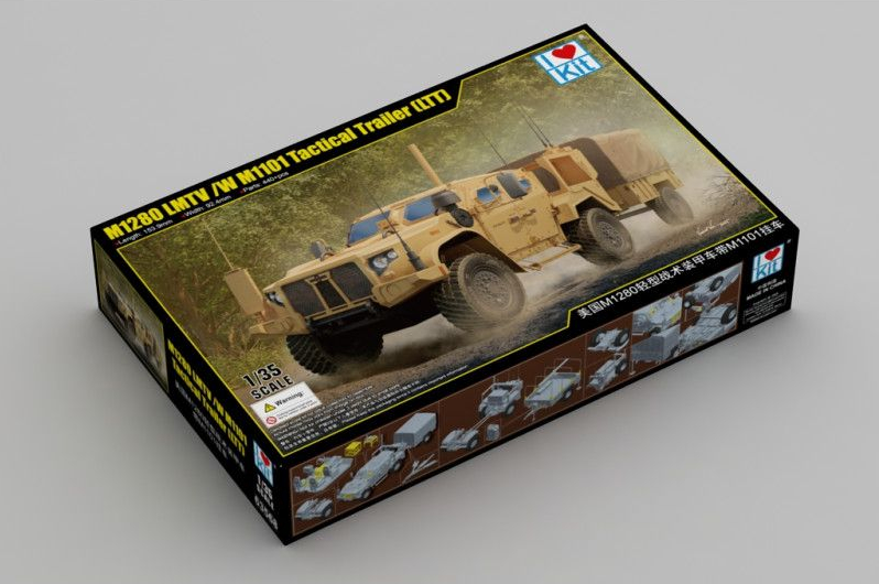 M1280 LMTV /w M1101 Tactical Trailer - I LOVE KIT / MERIT 1/35