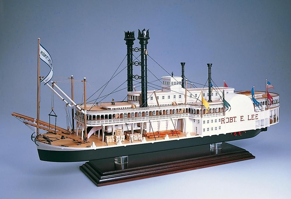 Robert E.Lee - Mississippi Steamboat [Kit Bois] - AMATI 1/150