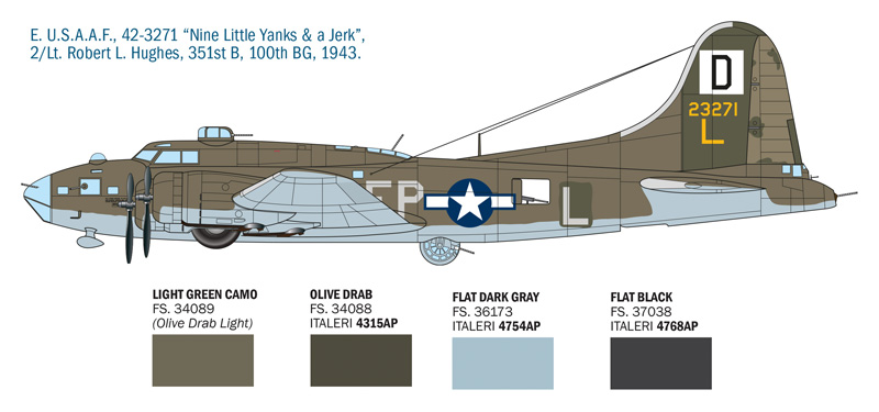 B-17F Flying Fortress - ITALERI 1/72