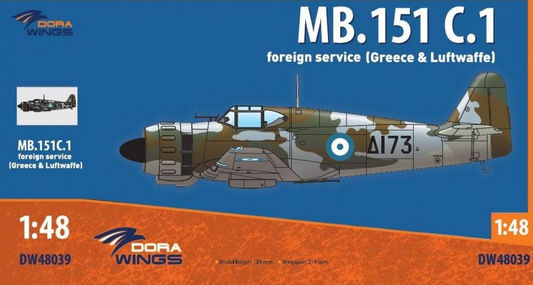 MB. 151 C.1 Foreign service (Greece & Luftwaffe) - DORA WINGS 1/48