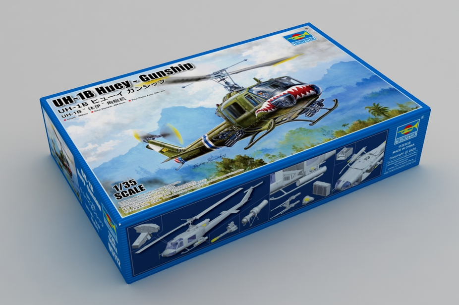 UH-1B Huey - Gunship - TRUMPETER 1/35