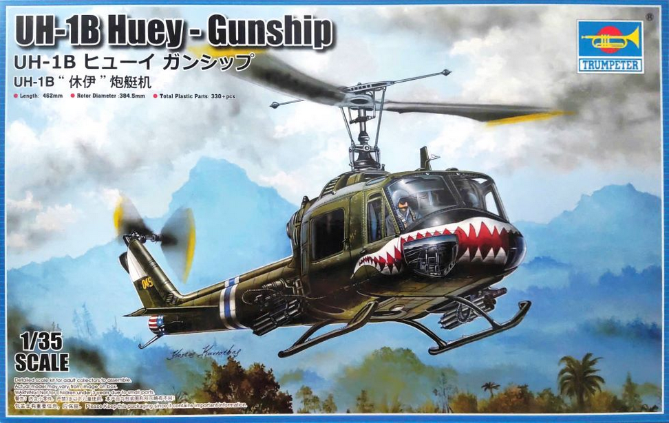 UH-1B Huey - Gunship - TRUMPETER 1/35