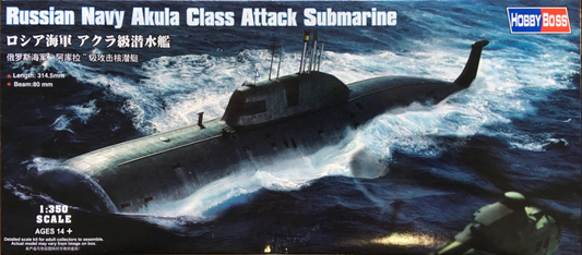 Russian Navy Akula Class Attack Submarine - HOBBY BOSS 1/350