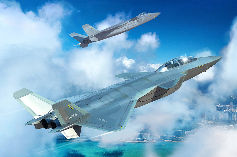 Chinese J-20S Mighty Dragon - TRUMPETER 1/48