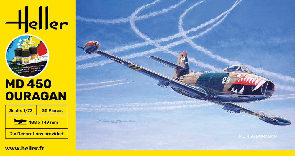 MD 450 Ouragan [Starter Kit] - HELLER 1/72