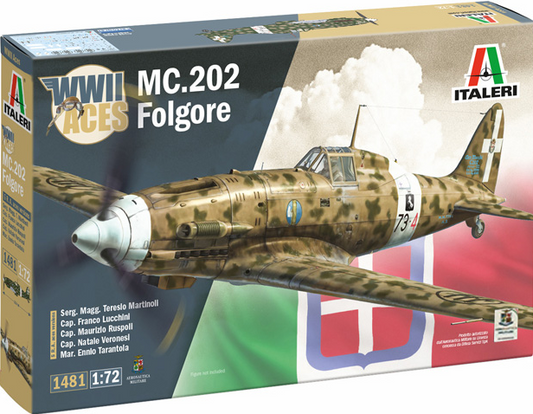 Macchi MC.202 Folgore (5 versions) - WWII Aces - ITALERI 1/72