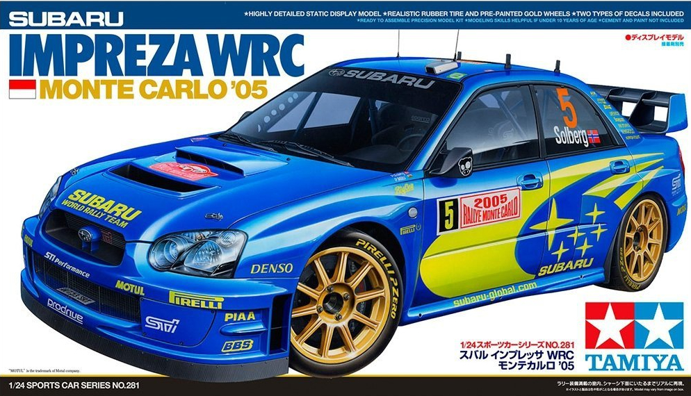 Subaru Impreza WRC Monte Carlo '05 - TAMIYA 1/24