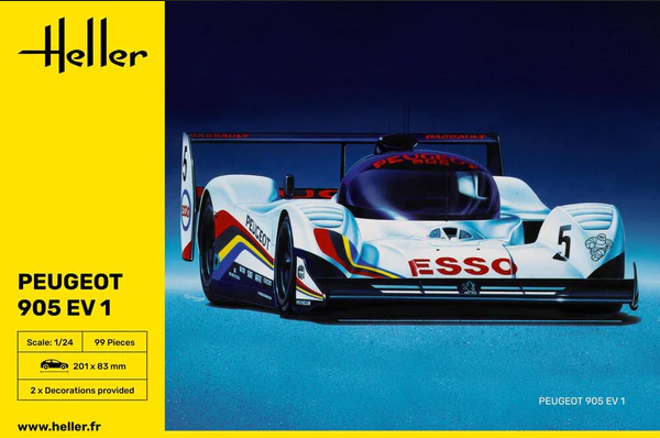 Peugeot 905 EV 1 - HELLER 1/24