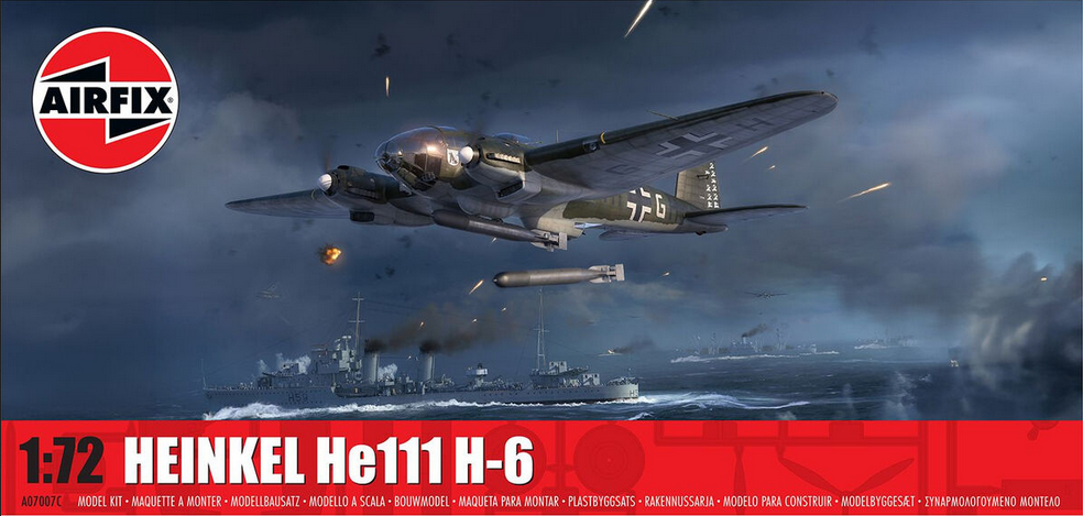 Heinkel He111 H-6 (2 décos) - AIRFIX 1/72