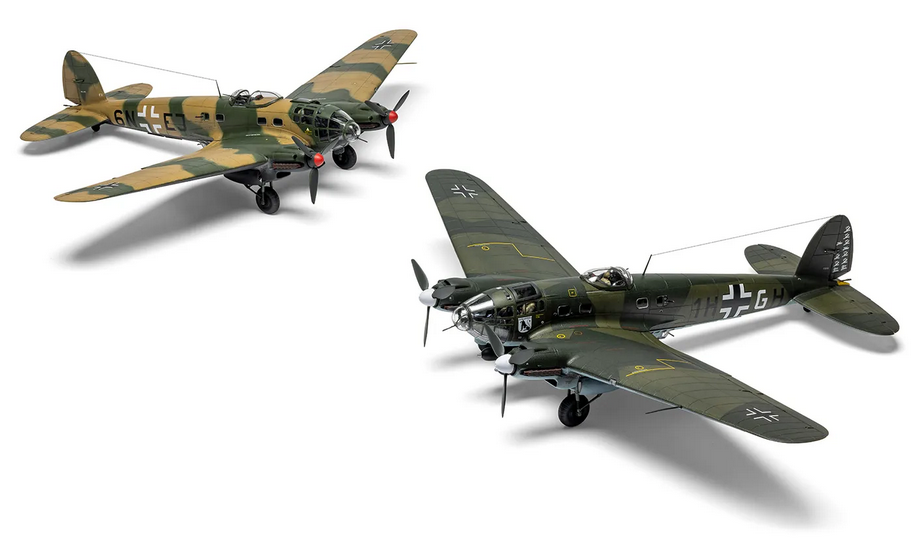 Heinkel He111 H-6 (2 décos) - AIRFIX 1/72