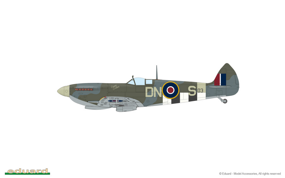 Spitfire Mk.XVI High Back [ProfiPack Edition] - EDUARD 1/48