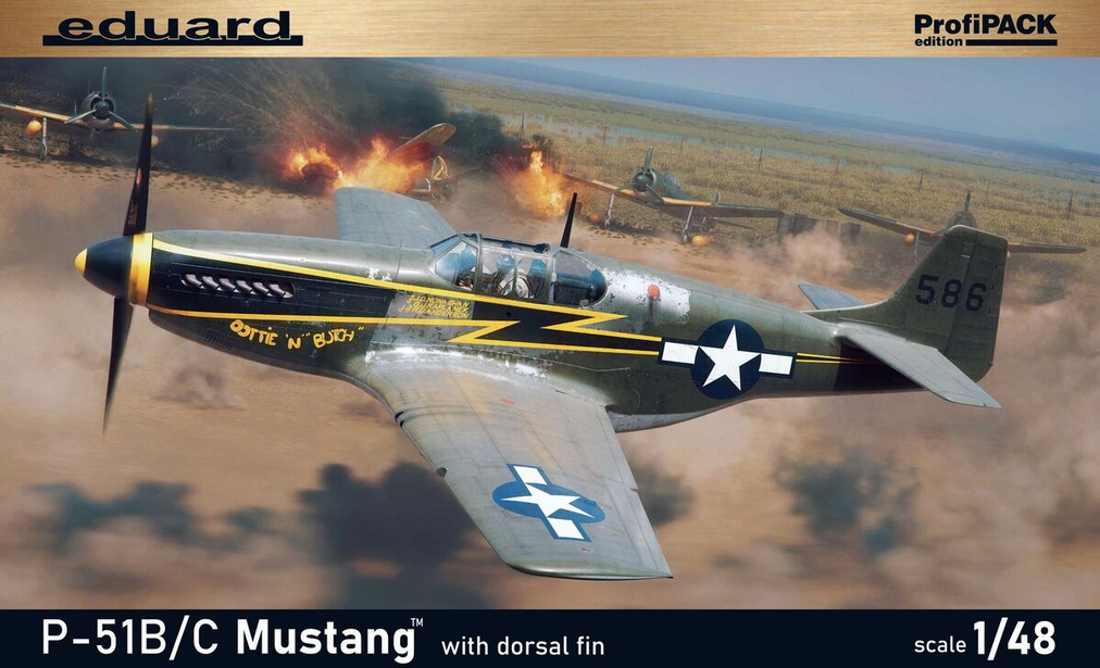 P-51B/C Mustang With Dorsal Fin [Profipack Edition] - EDUARD 1/48