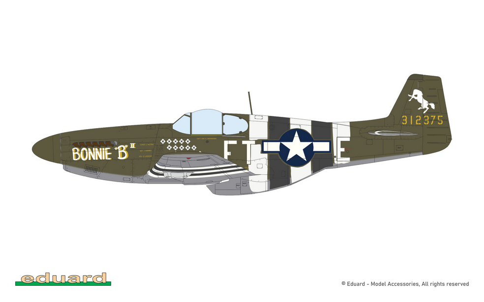 P-51B/C Mustang With Dorsal Fin [Profipack Edition] - EDUARD 1/48