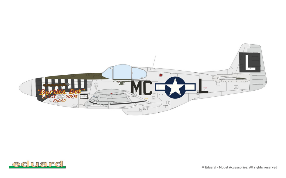 P-51B/C Mustang With Dorsal Fin [Profipack Edition] - EDUARD 1/48