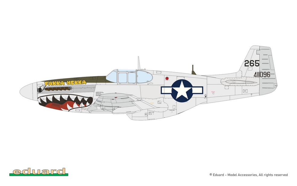 P-51B/C Mustang With Dorsal Fin [Profipack Edition] - EDUARD 1/48