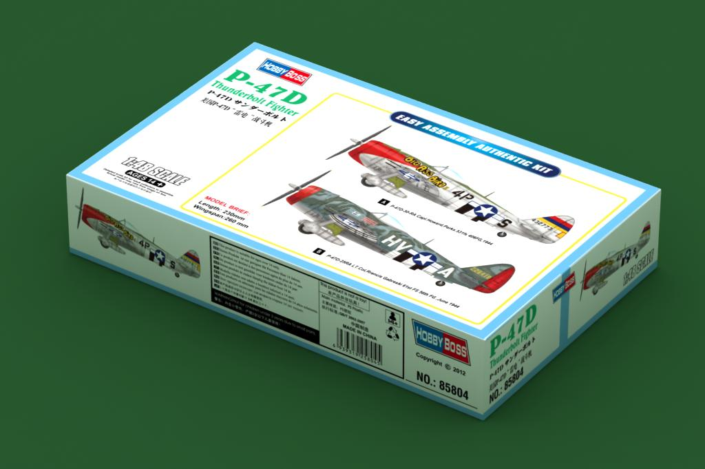 P-47D Thunderbolt Fighter [Easy Assembly Kit] - HOBBY BOSS 1/48