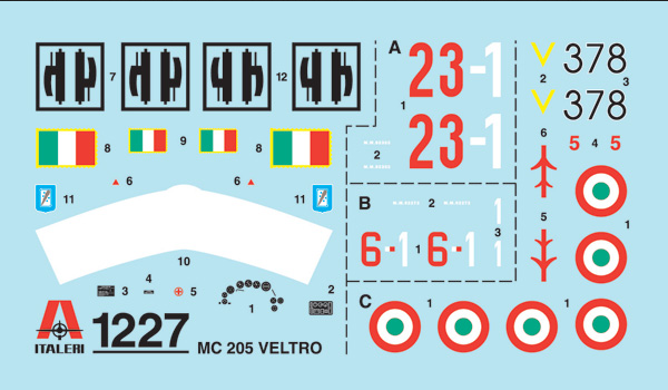 MC.205 Veltro - ITALERI 1/72