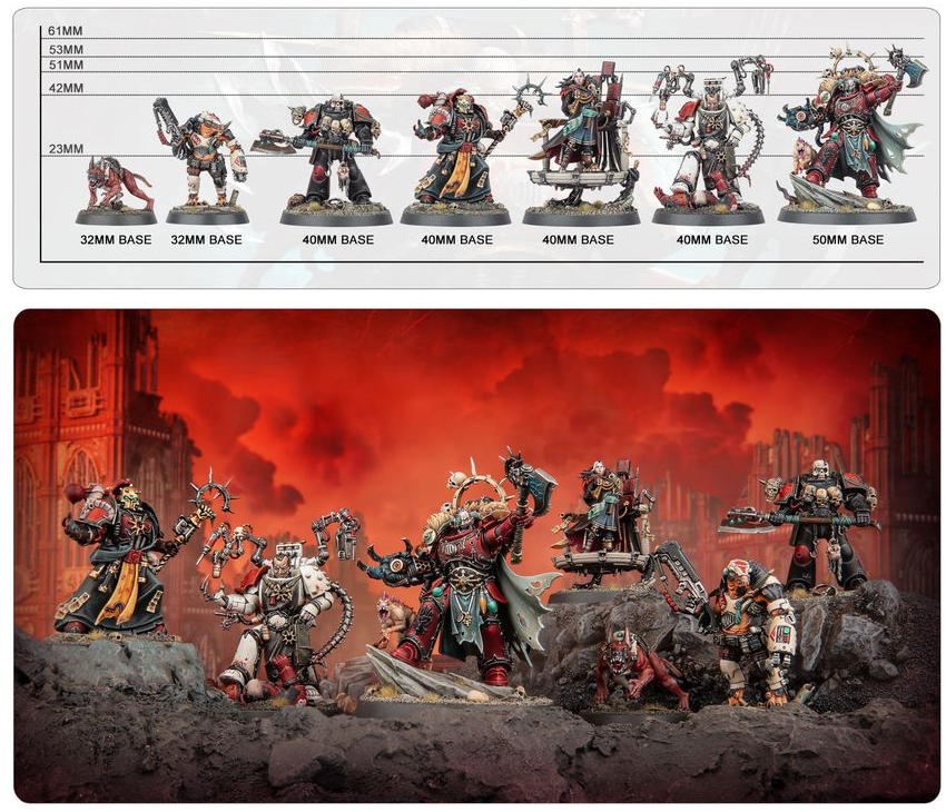 Huron Blackheart and the Masters of the Maelstrom - Chaos Space Marines - WARHAMMER 40.000 / CITADEL