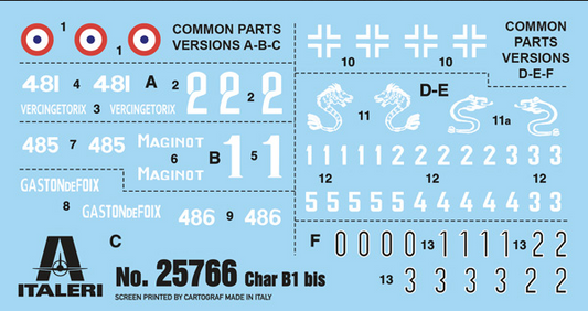 Char B1 Bis - ITALERI 1/56