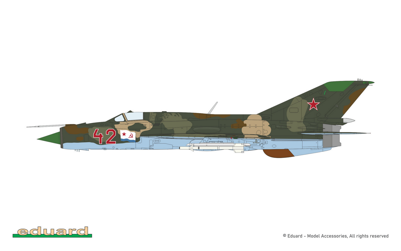 Mikoyan MiG-21PFM - Weekend Edition - EDUARD 1/48