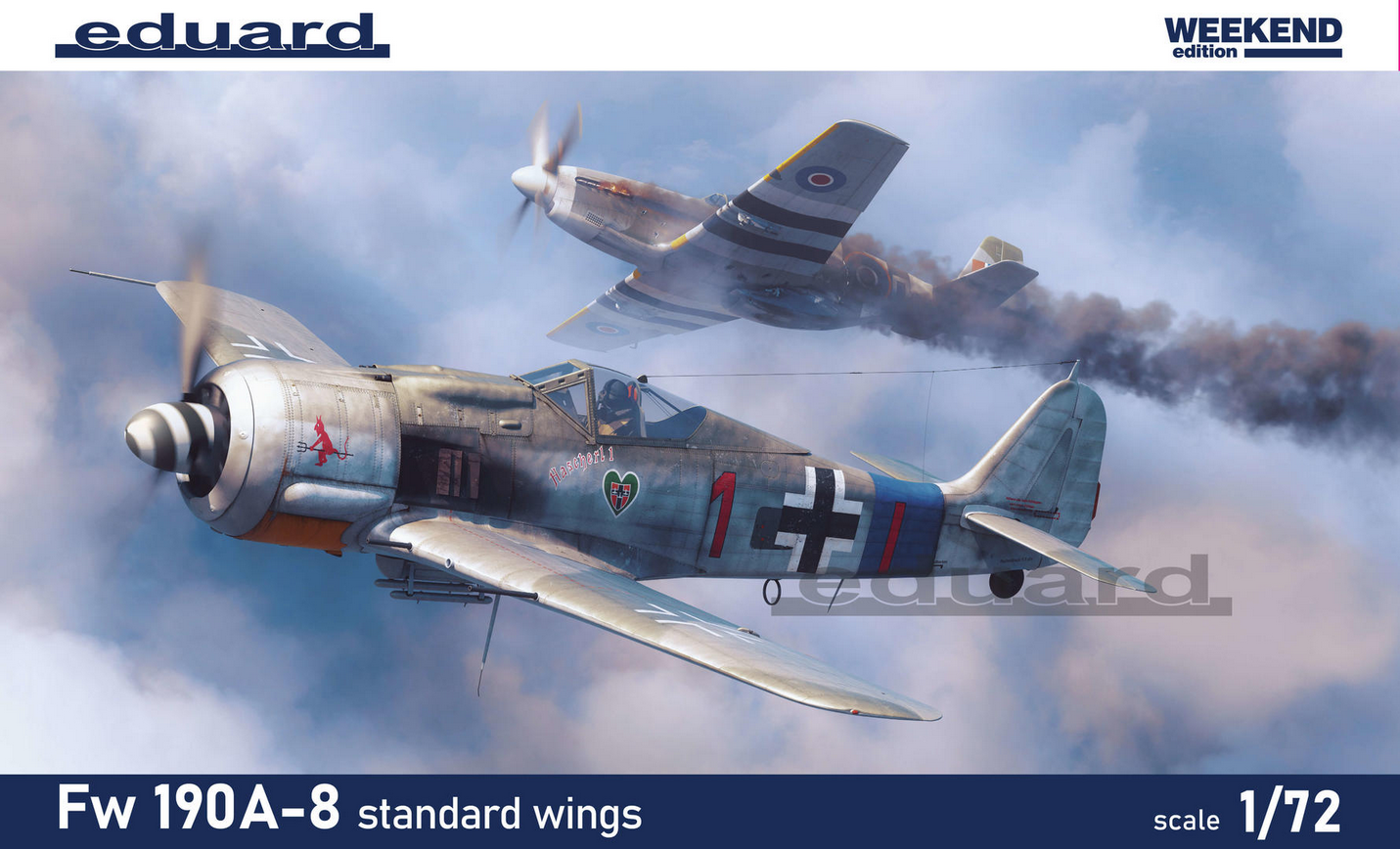 Fw 190A-8 Standard Wings - Weekend Edition - EDUARD 1/72