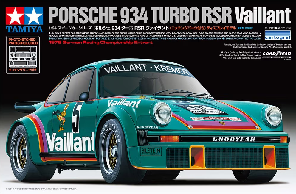 Porsche 934 TURBO RSR Vaillant - TAMIYA 1/24