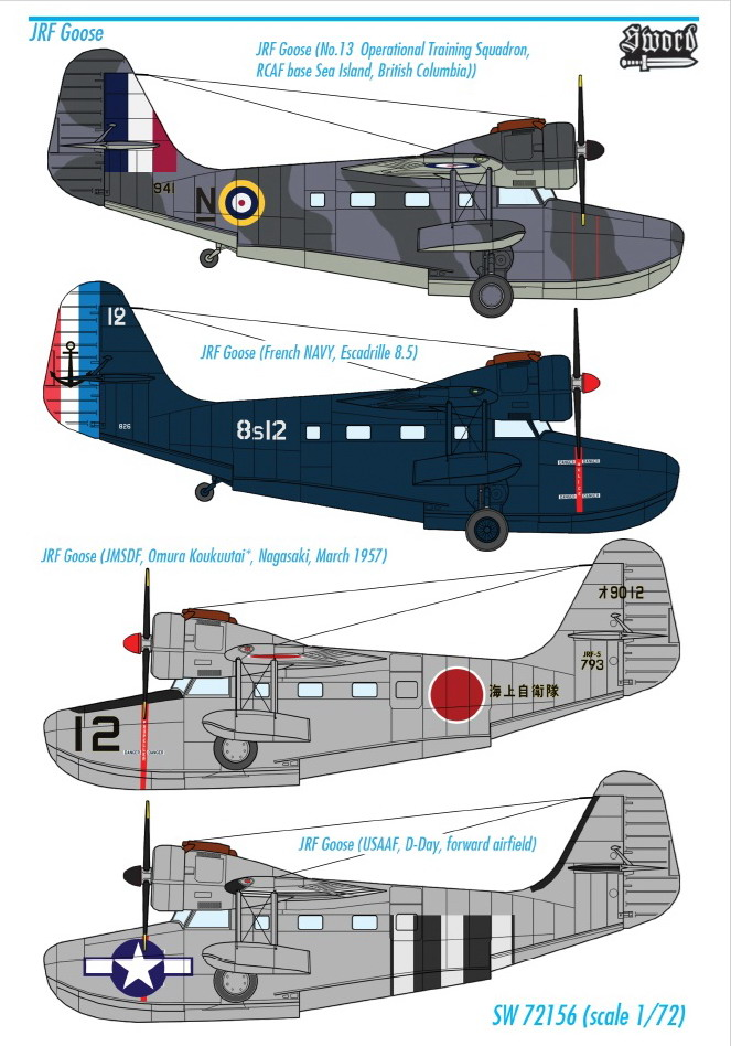 JRF Goose - SWORD MODELS 1/72