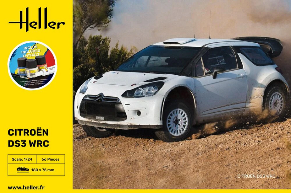 Citroen DS3 WRC [Starter Kit] - HELLER 1/24