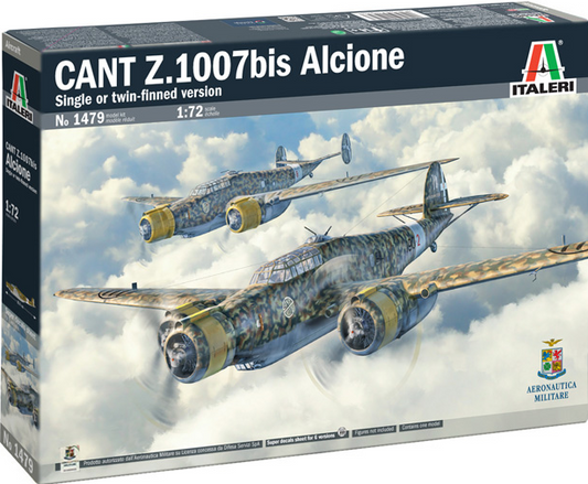 Cant Z.1007bis Alcione (single or twin-finned version) - ITALERI 1/72