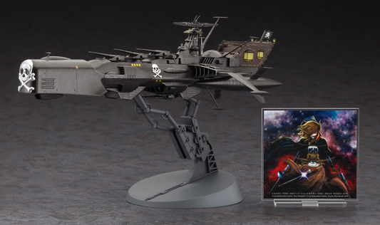 Space Pirate Battleship "Arcadia" 3rd Ship (Variant) Attack Enhanced Type (w/Acrylic Stand) - Captain Harlock - HASEGAWA 1/1500