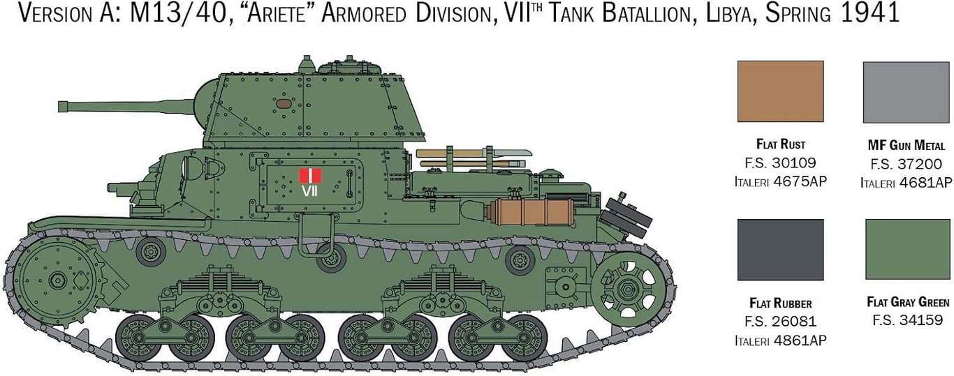Italian Tanks and Semoventi - ITALERI 1/56