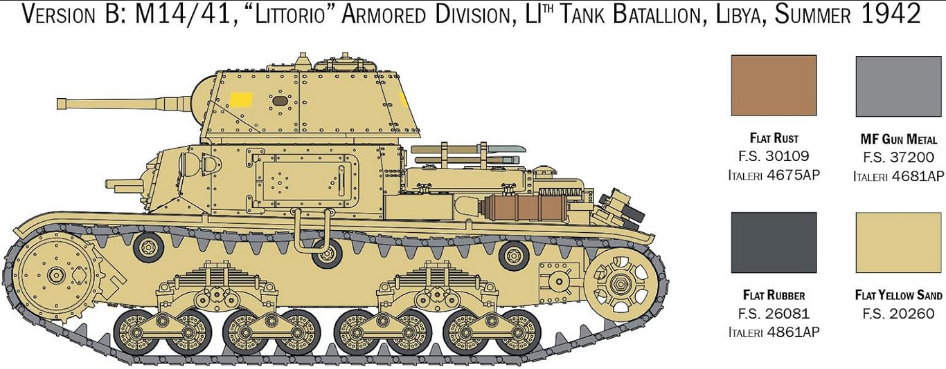 Italian Tanks and Semoventi - ITALERI 1/56