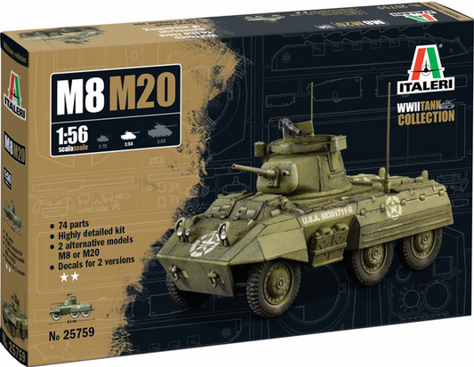 M8 M20 - ITALERI 1/56