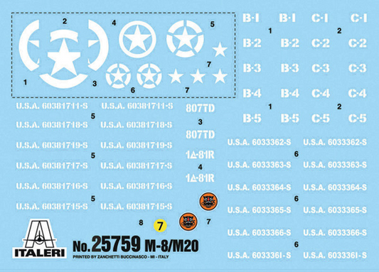 M8 M20 - ITALERI 1/56