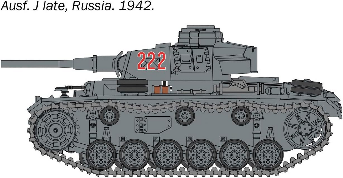 Pz.Kpfw. III Ausf. J/L/M/N - ITALERI 1/56