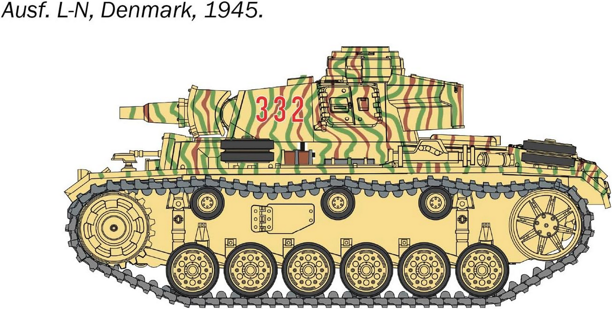 Pz.Kpfw. III Ausf. J/L/M/N - ITALERI 1/56