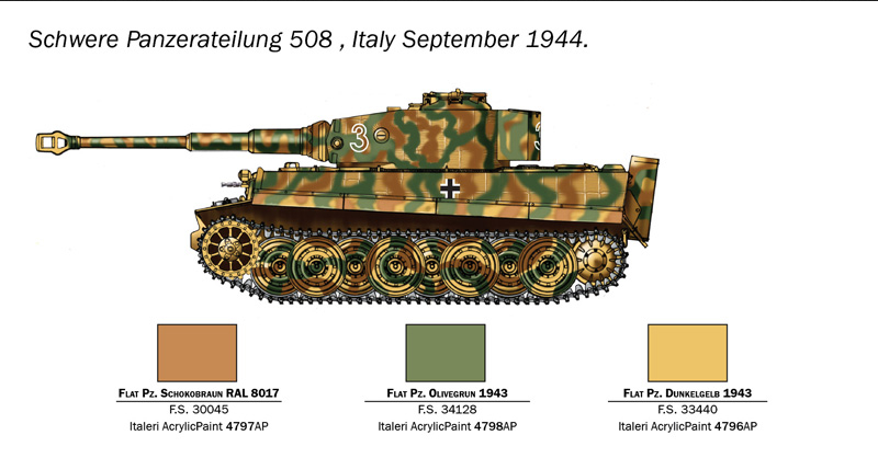 Pz.Kpfw. VI Tiger I Ausf.E - ITALERI 1/56