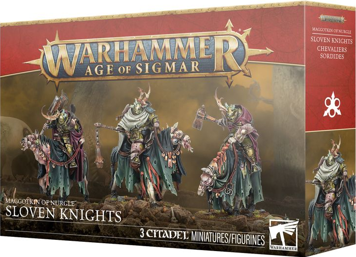 Sloven Knights - Maggotkin of Nurgle - WARHAMMER AGE OF SIGMAR / CITADEL