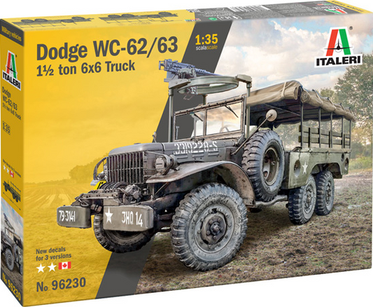 Dodge WC-62/63 1 1⁄2 t 6x6 Truck - ITALERI 1/35