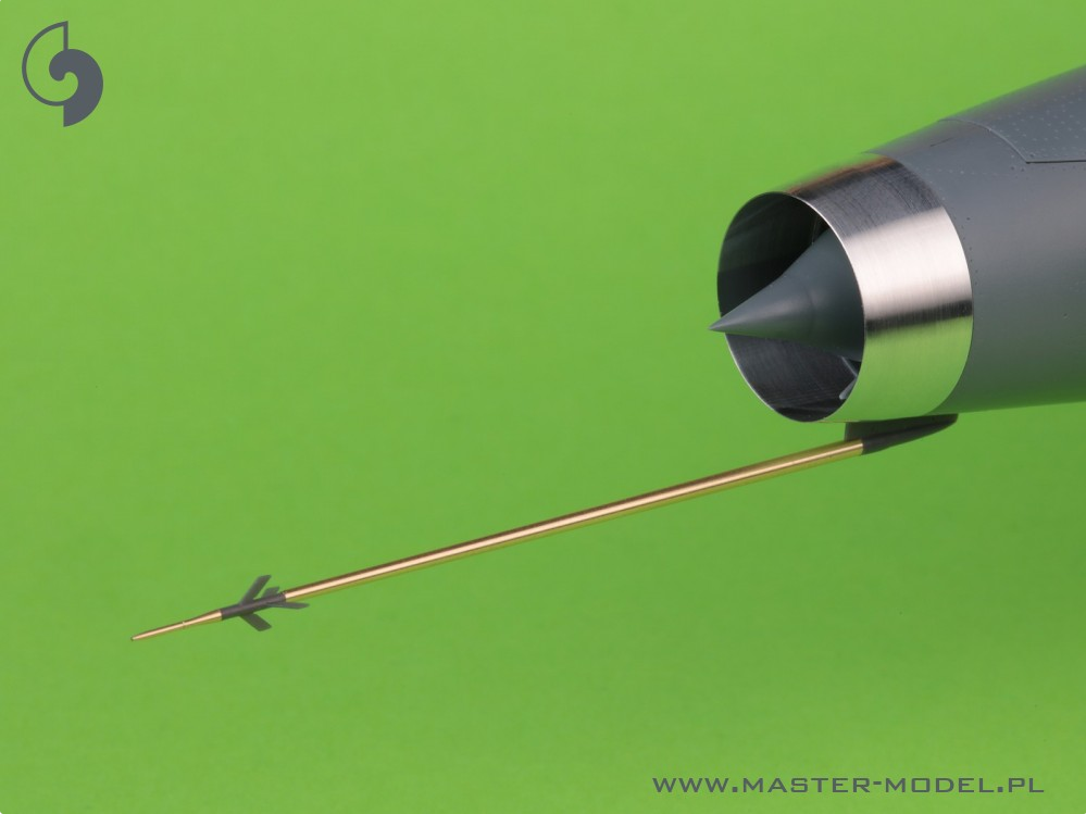 MiG-21 F-13 (Fishbed C) - Pitot Tube with resin adaptor (for Eduard) - MASTER MODEL AM-48-195