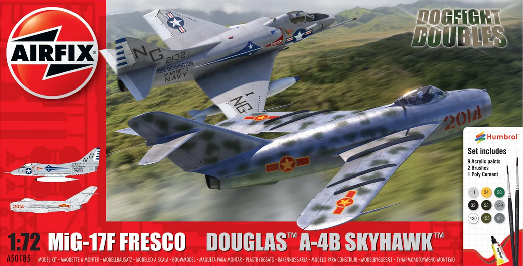 MiG-17F Fresco & Douglas A-4B Skyhawk [Dogfight Doubles] - AIRFIX 1/72